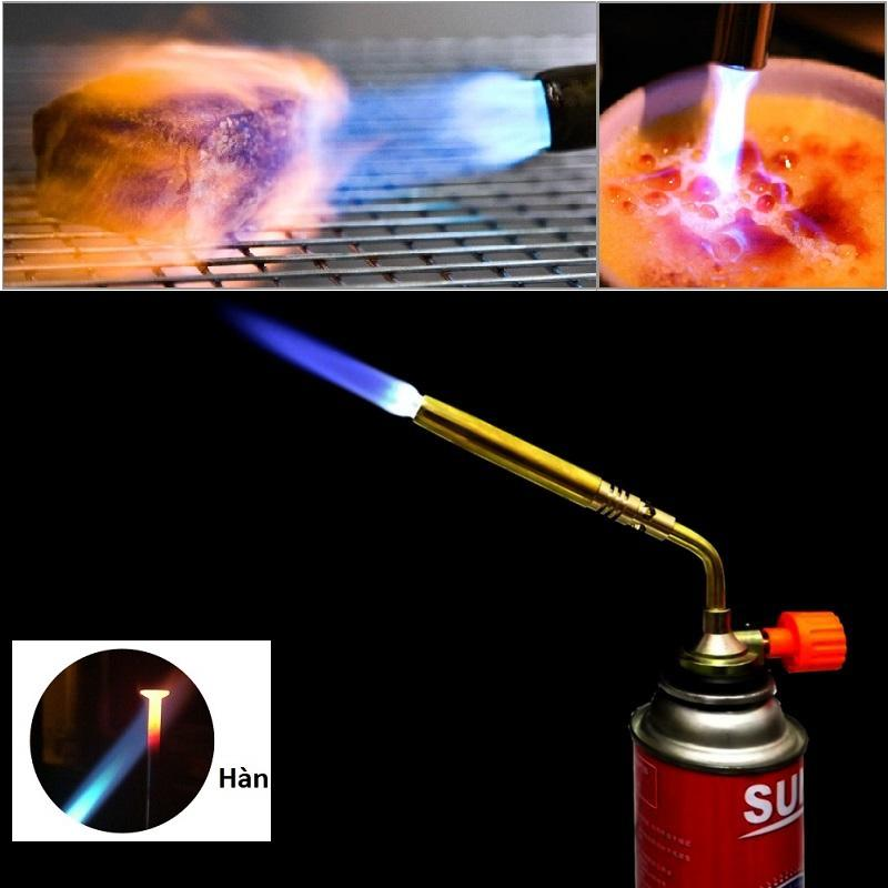 Máy khò hàn giá rẻ - Bếp khò gas - Sử dụng bình gas mini-Khò đồng
