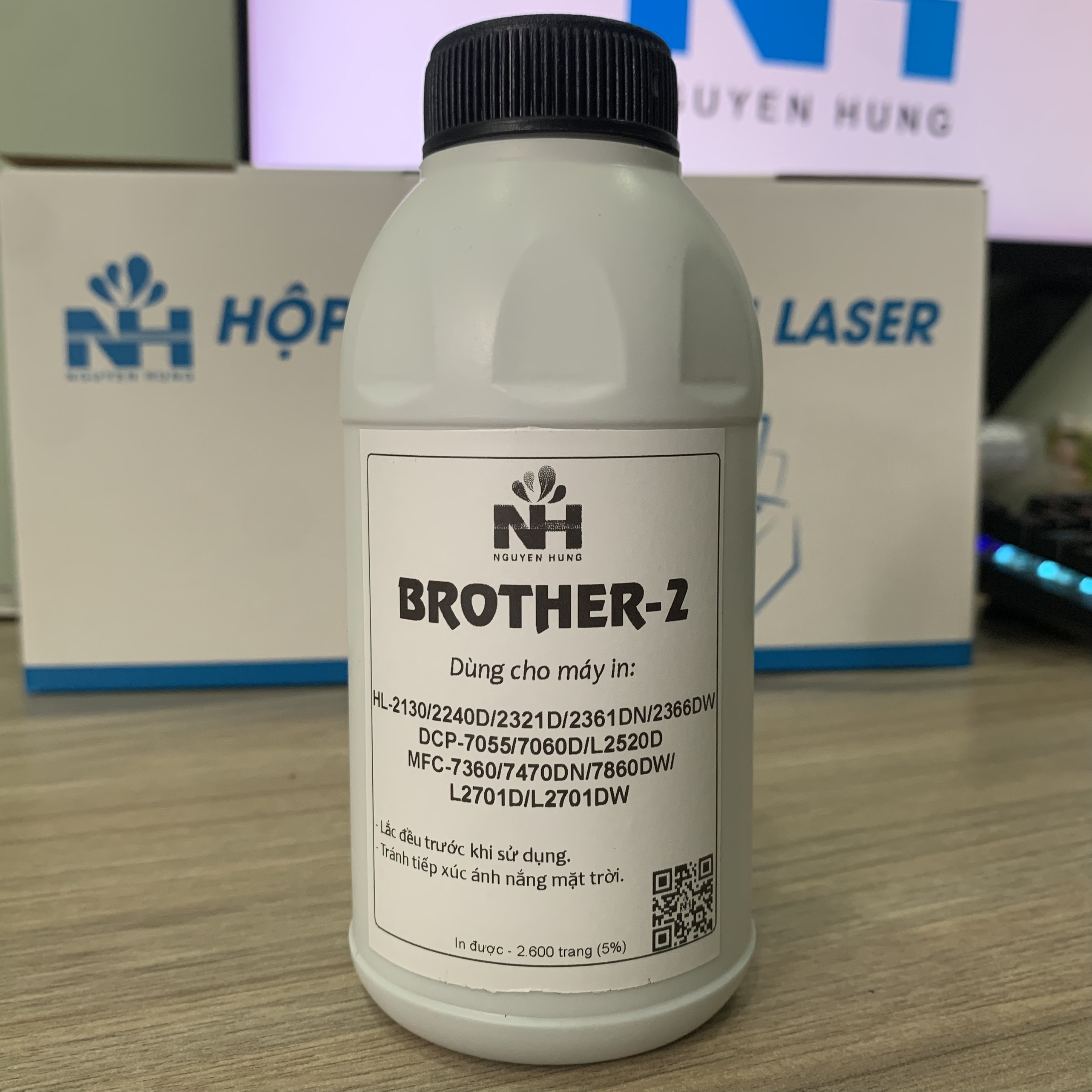 Mực Nạp Máy In Brother TN-2280/ TN-2385/TN1010/TN-B022 Dùng Cho TẤT CẢ máy in trắng đen Brother như: HL-L2321D HL-L2361DN 2366DW 2520D 2701DW 2240D 1111 15161916…Loại Mực Laser Trắng Đen Giúp Bản In Đậm Sắc Né