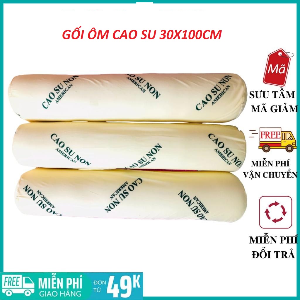 Ruột gối ôm cao su non nhân tạo 30x100cm - gối ngủ - gối ôm –gối ôm cao su