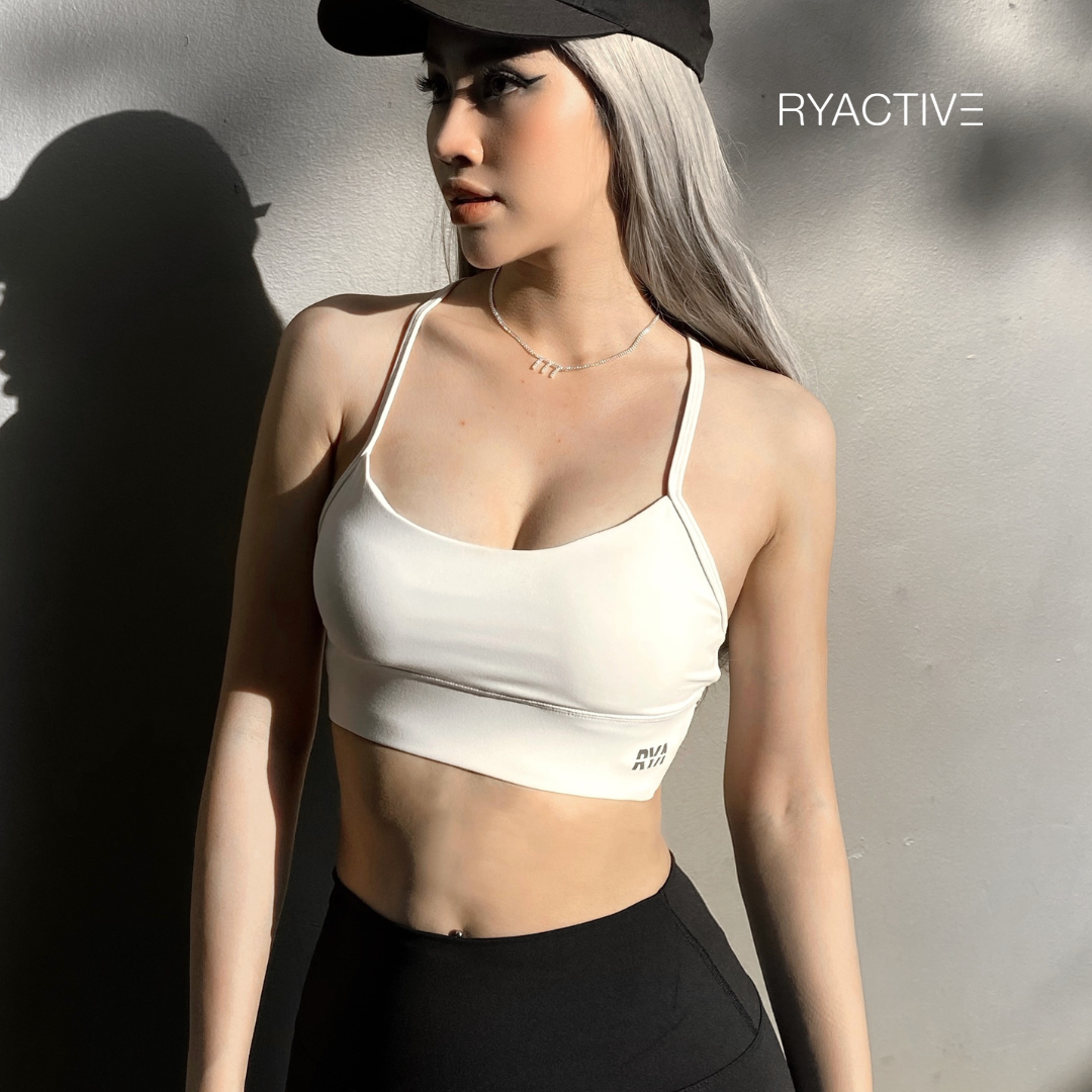 Áo ngực thể thao ryactive - t sportbra white