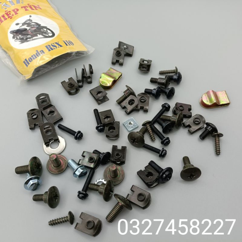 Bộ ôc vít bắt nhựa dàn áo xe rsx 110