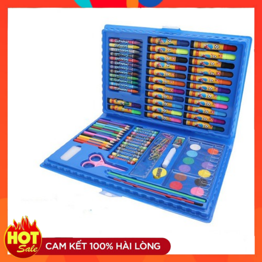 [FREESHIP] Combo 86 món bút tô màu cho bé thỏa sức sáng tạo, phát triển kĩ năng - Bút màu vẽ - Đồ dùng học tập cho bé