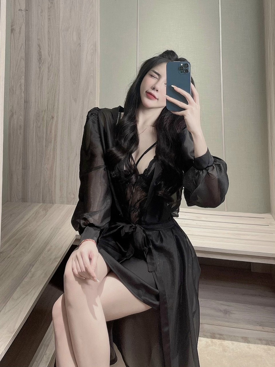 Sét đầm ngu+áo choàng latin sexy nhà Miki