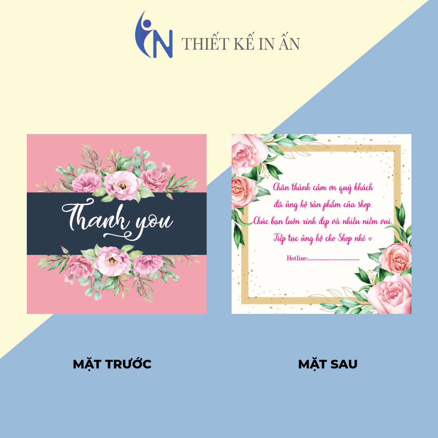 Thiệp cảm ơn 100 cái
