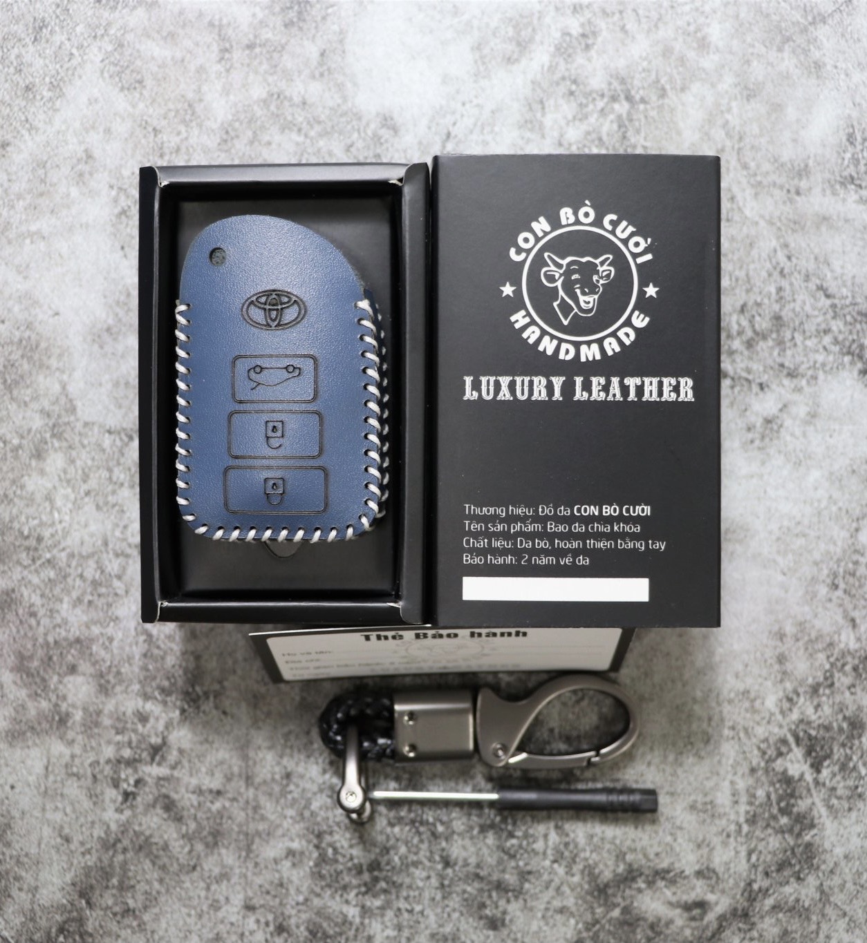 [FREESHIP MAX] Bao Da Chìa Khóa Vios, Yaris [ Bảo Hành 2 năm]🐂 Da bò 100%