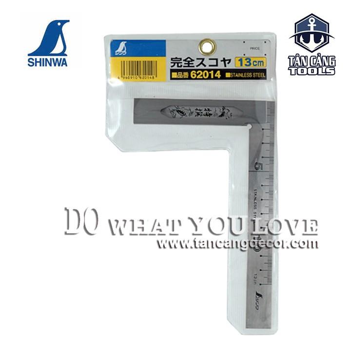 Thước eke vuông 13 cm shinwa 62014
