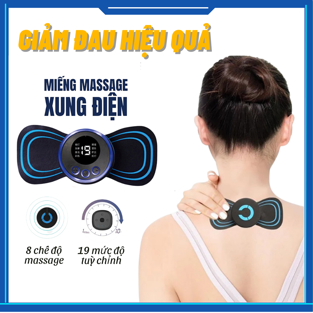  Miếng Dán Massage Xung Điện Toàn Thân Đa Năng  Máy Mát Xa Cổ Vai Gáy Xung Điện Thích Hợp Dùng Cho Mọi Lứa Tuổi - SDGOLD Hàng Chính Hãng 