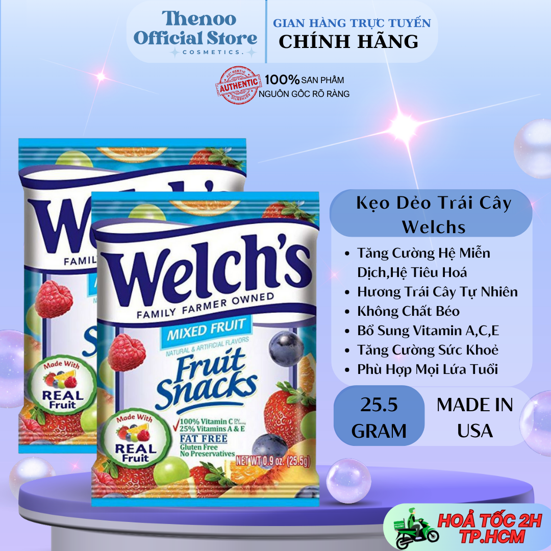 Kẹo Dẻo Welchs của Mỹ