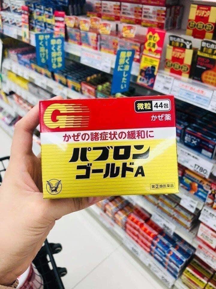 Bột cảm cúm Taisho Pabron Gold A Nhật Bản 44 gói