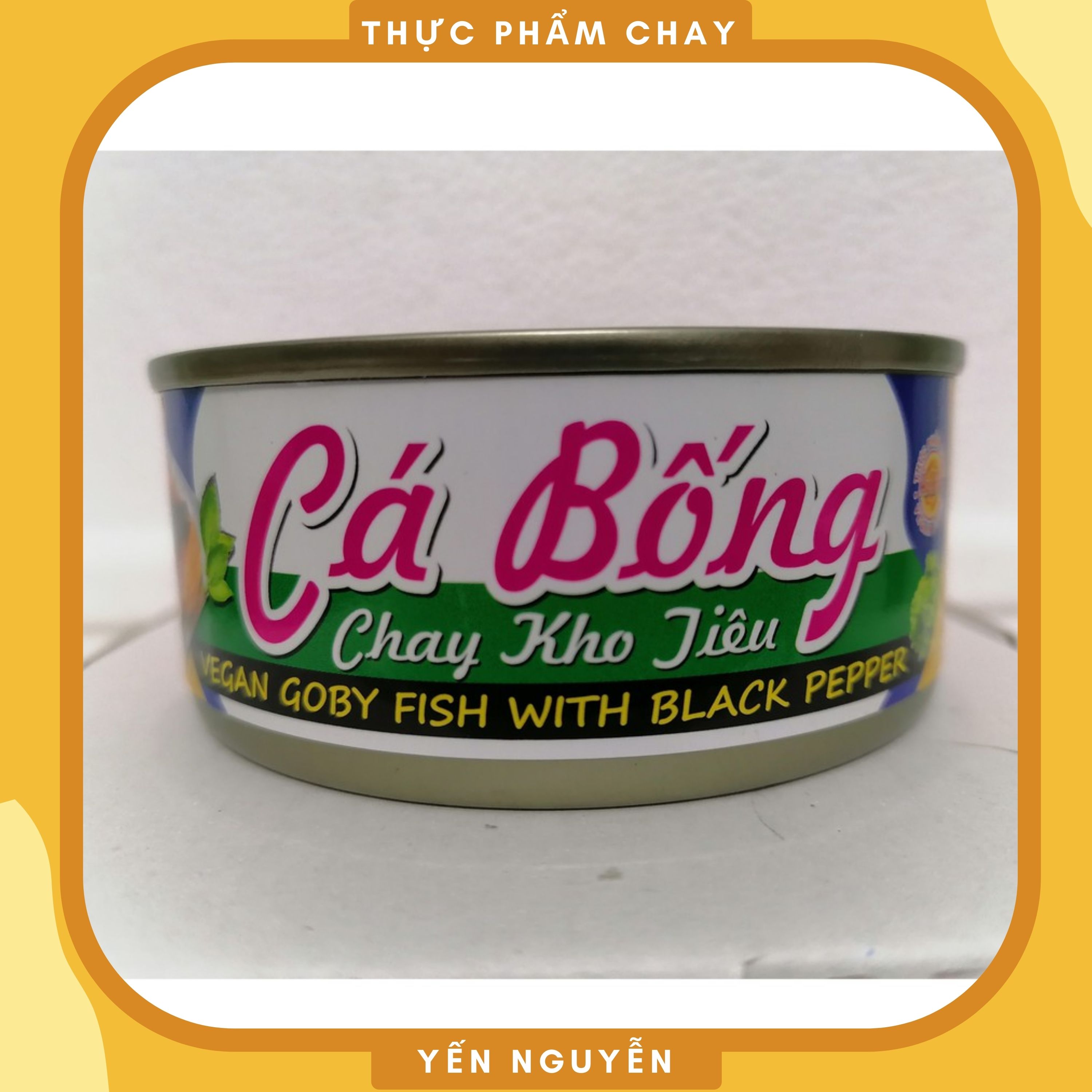 Cá bống kho tiêu Chay Âu Lạc Hộp 130g - Hương vị thơm ngon, sử dụng tiện lợi, ngon hơn khi ăn với cơm - Thực Phẩm Chay Yến Nguyễn