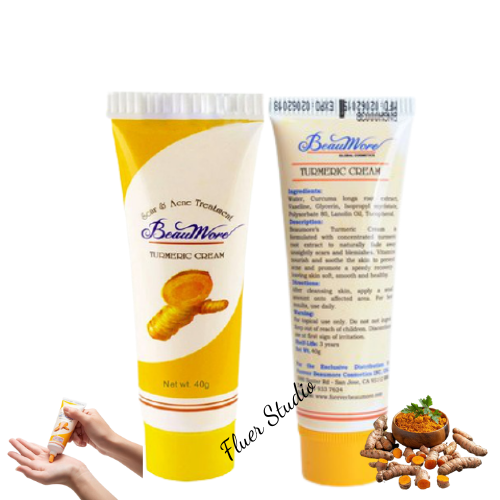 Kem nghệ ngừa thâm dưỡng trắng da Beaumore Turmeric Cream 40g
