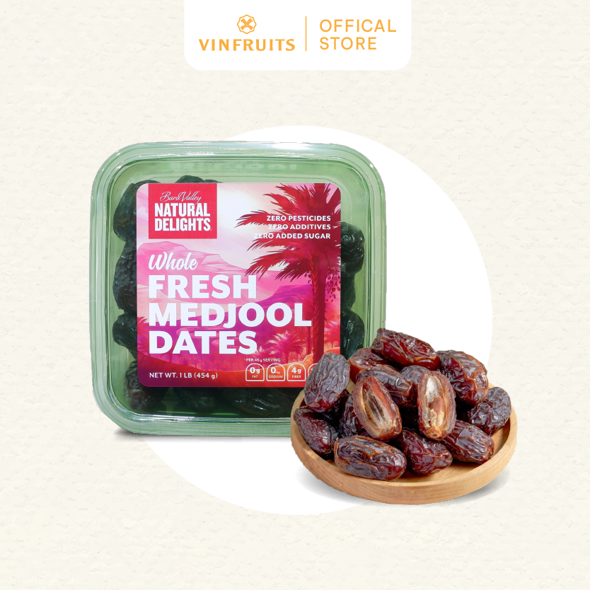 Chà Là Khô Không Đường Natural Delights Whole 425g Mỹ - Vinfruits