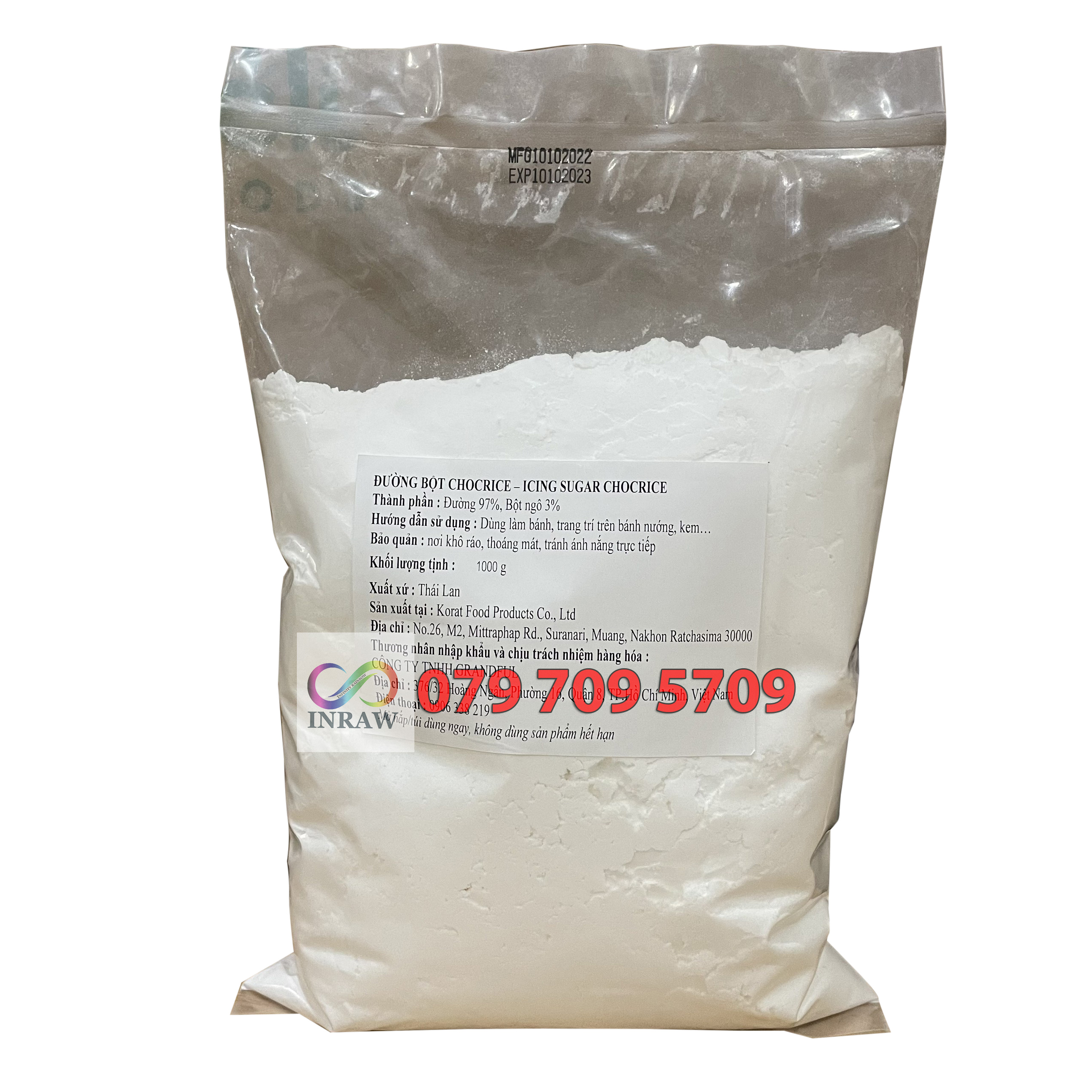 Đường Bột Phủ Bánh Chocrice - Icing Sugar Chocrice