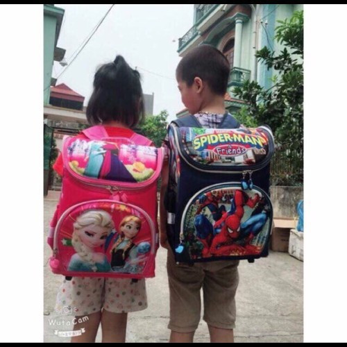 Balo chống gù Giỏ Sách Đẹp Ba lô cho học sinh cấp 1 Balo Đi Học cho bé