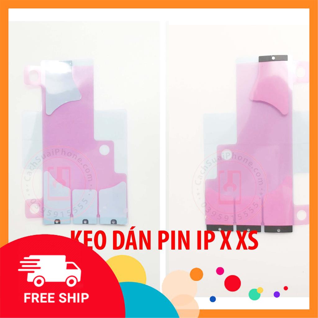 Keo pin keo dán pin ip x xs của điện thoại táo