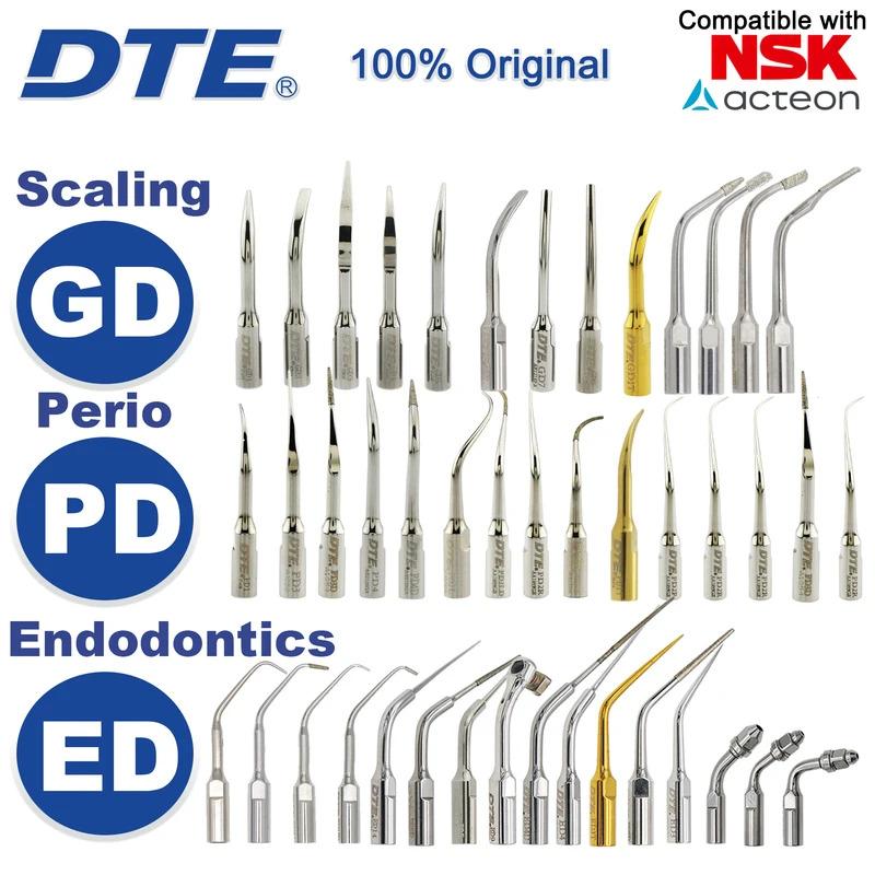 Woodpecker DTE nha khoa siêu âm Scaler lời khuyên periodontics endodontics rộng lời khuyên phù hợp với NSK saec Scaler tay khoan dụng cụ nha khoa