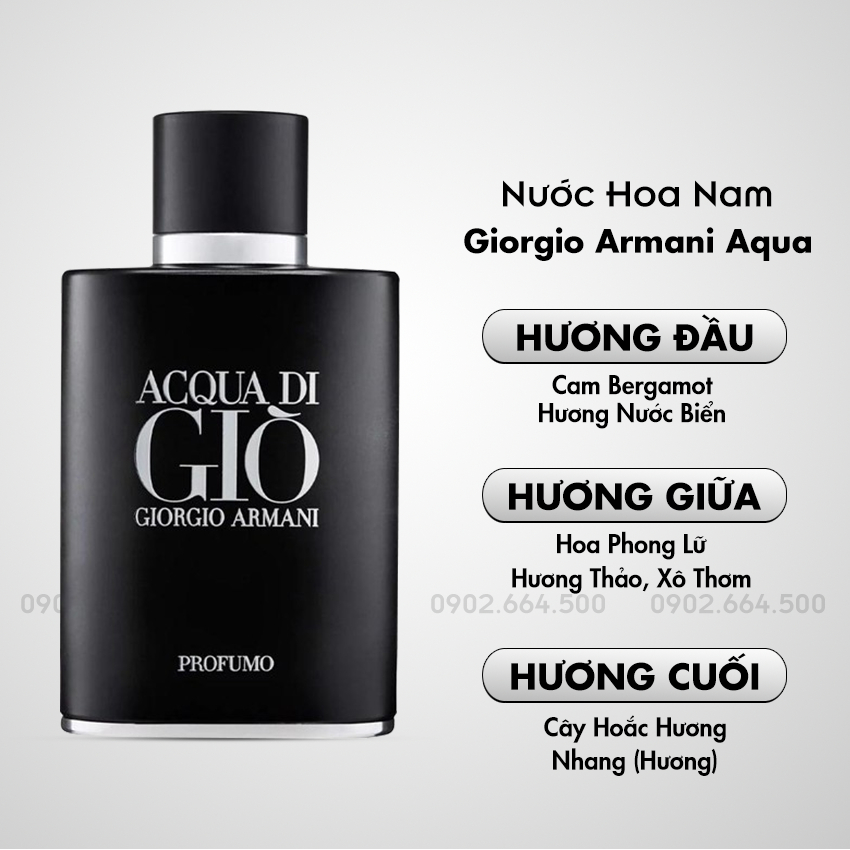 Nước Hoa Giorgio Armani Acqua Di Gio Profumo Pour Homme - Mùi Hương Hiện Đại & Trẻ Trung