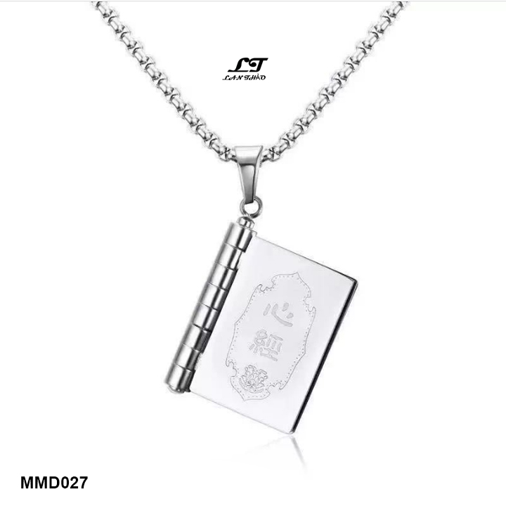 Mặt dây chuyền quyển sách Chú đại bi may mắn MMD027