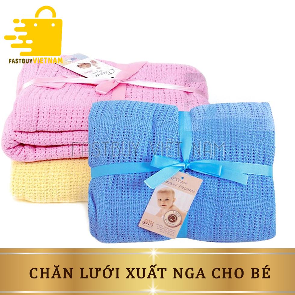 Chăn Lưới Xuất Nga - Chăn Cho Mẹ Và bé, Lớp Lưới Thông Thoáng Nên Giúp Bé Không Bị Bí, Không Bị Mồ Hôi Khi Ngủ
