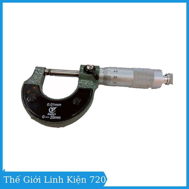 Panme đo ngoài 0-25mm độ chính xác cao (sai số 0.01mm)
