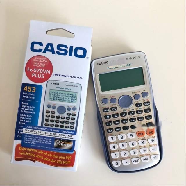 máy tính học sinh casio fx 570vn plus giá tốt Tháng 2, 2022 Máy tính bỏ túi Casio FX-570VN Plus