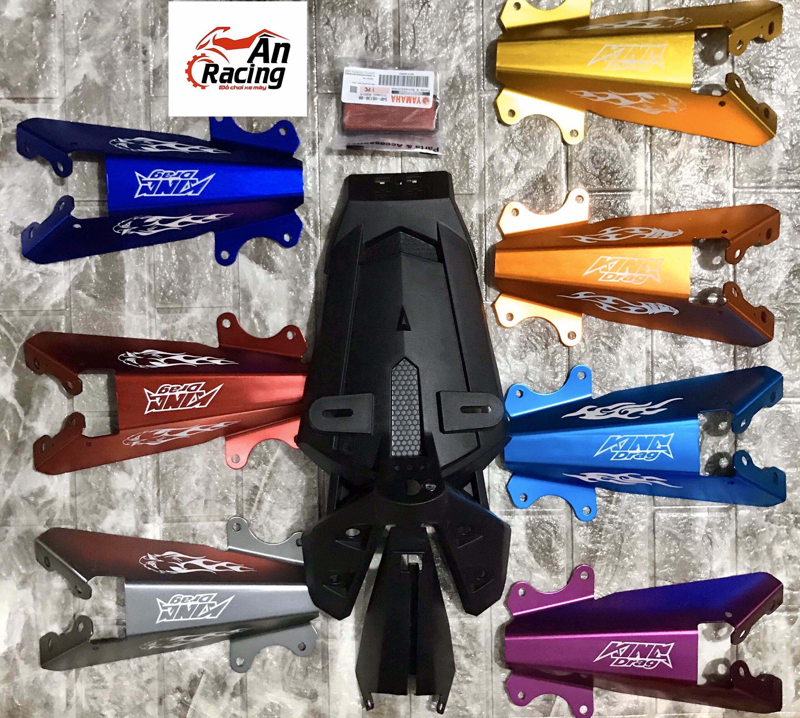 Dè mx king gắn xe exciter 150 có pas king drag