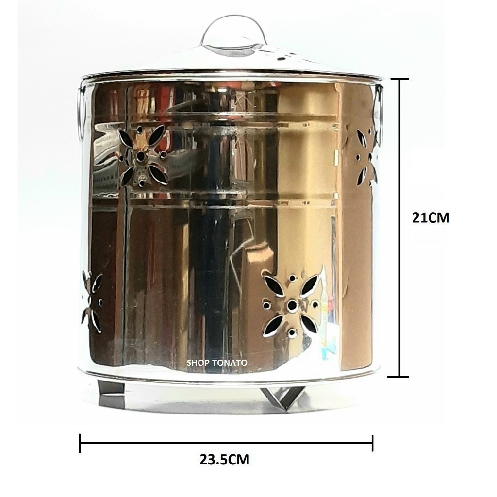 Thùng Đốt Giấy inox