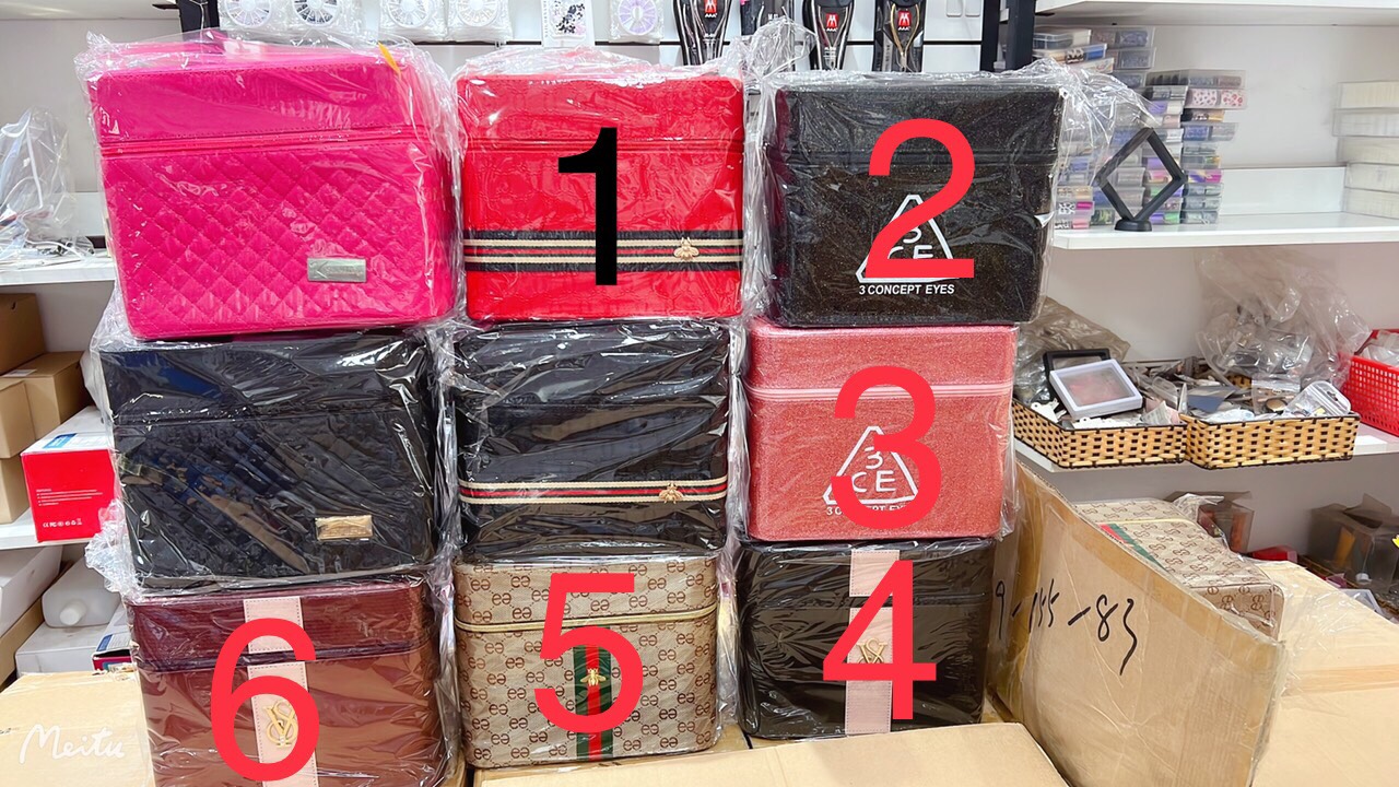 Cốp trang điểm, cốp đựng đồ trang điểm (giao màu ngẫu nhiên)