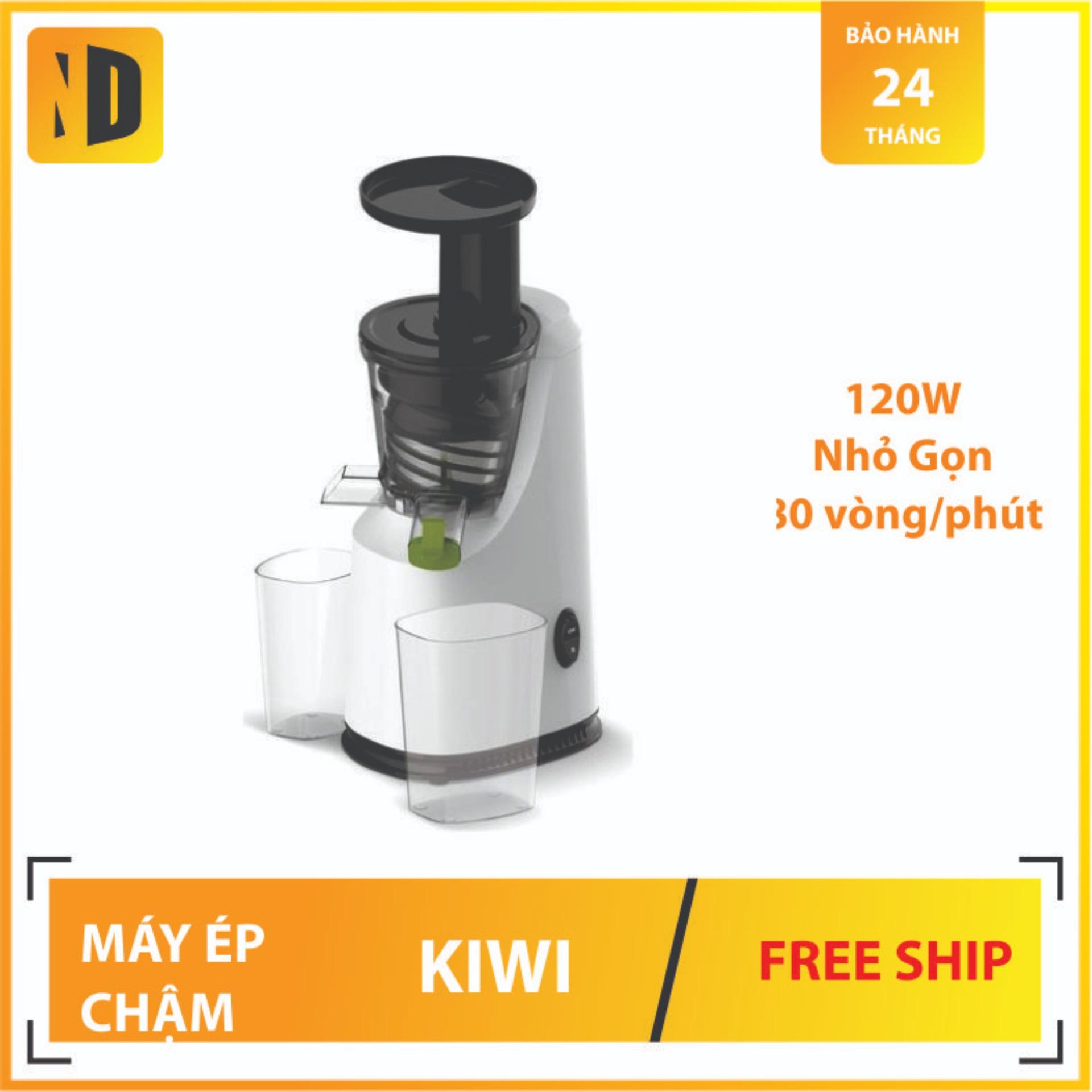 Máy ép trái cây tốc độ chậm Kiwi 120W - ( Máy ép hoa quả ) Máy ép trái cây tốc độ chậm Kiwi - Tiêu chuẩn Châu Âu đời cao hơn SAVTM JE-07 JE220 JE-31 - công suất 120W, tốc độ 80 vòng/phút, nhỏ gọn - Bảo hành 24 tháng