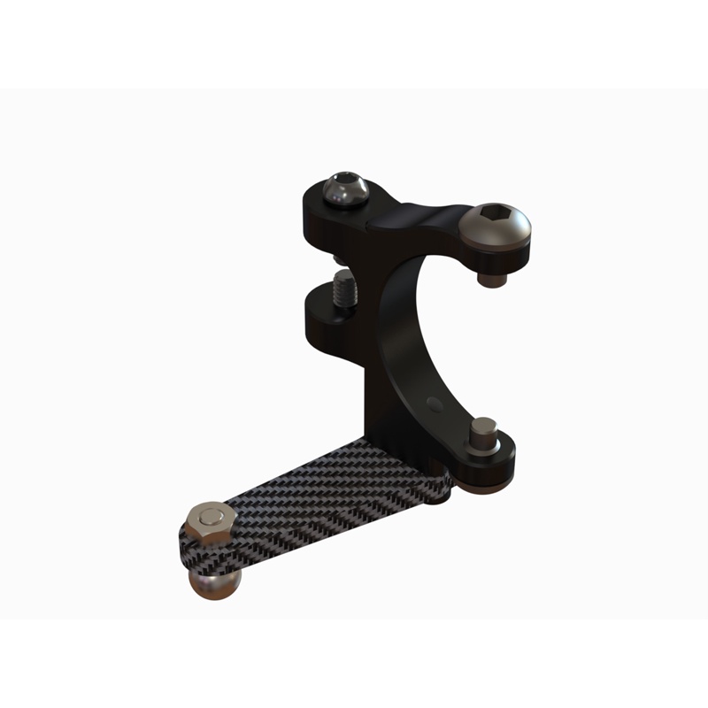 OSP-1258 OXY4 CNC Tail Bell Crank - Black
