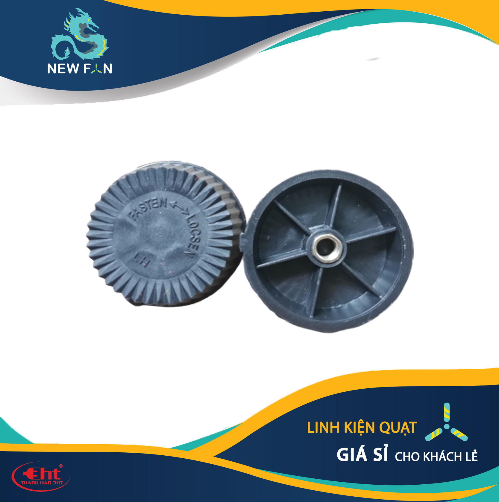 Khóa cánh quạt có đồng thau - 3HT