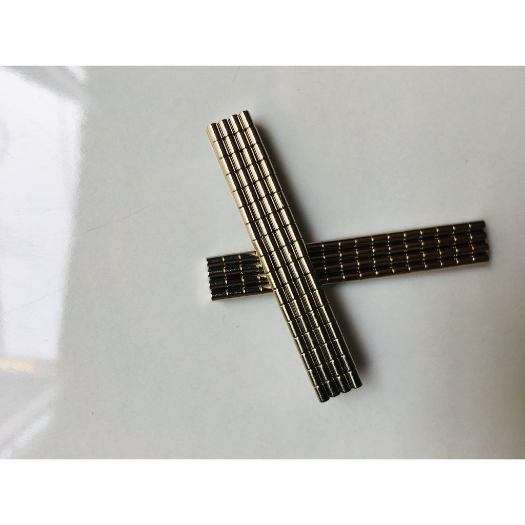 Bộ 100 viên nam châm nhỏ d 2x3mm