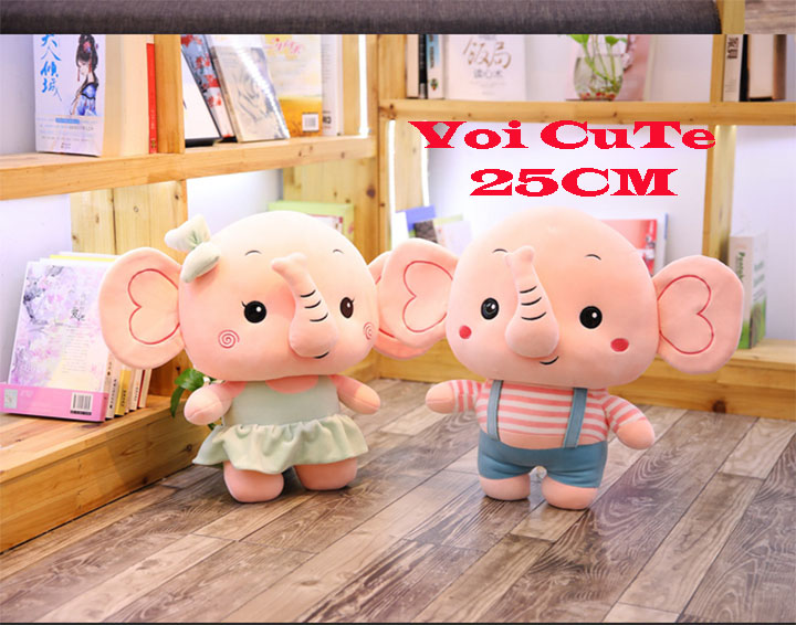 Gấu Bông Voi nhồi bông siêu cute Hàng Nhập chất lượng cao