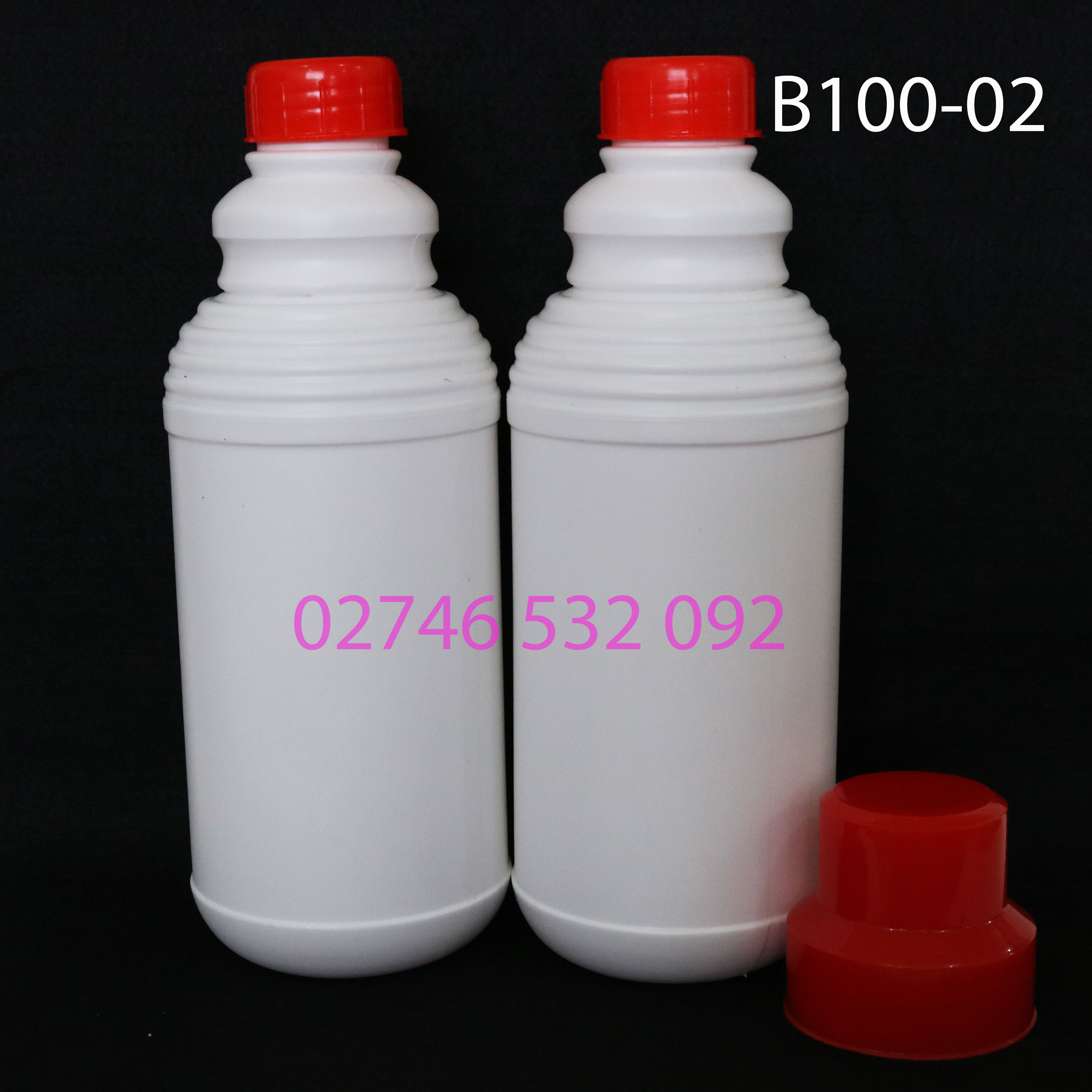 1 Chai nhựa HPDE 1000mL có nắp đong thể tích tiện dụng - Mẫu B100-02