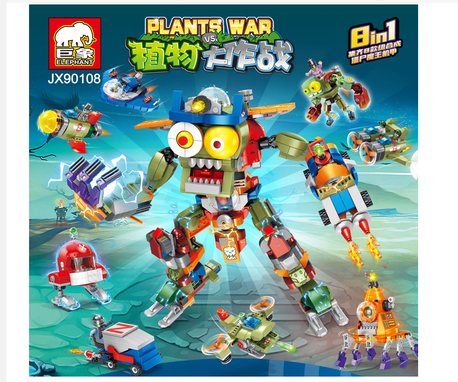 Đồ chơi lắp ghép zombie khổng lồ 1/4, bộ lắp ghép ngộ nghĩnh cho bé