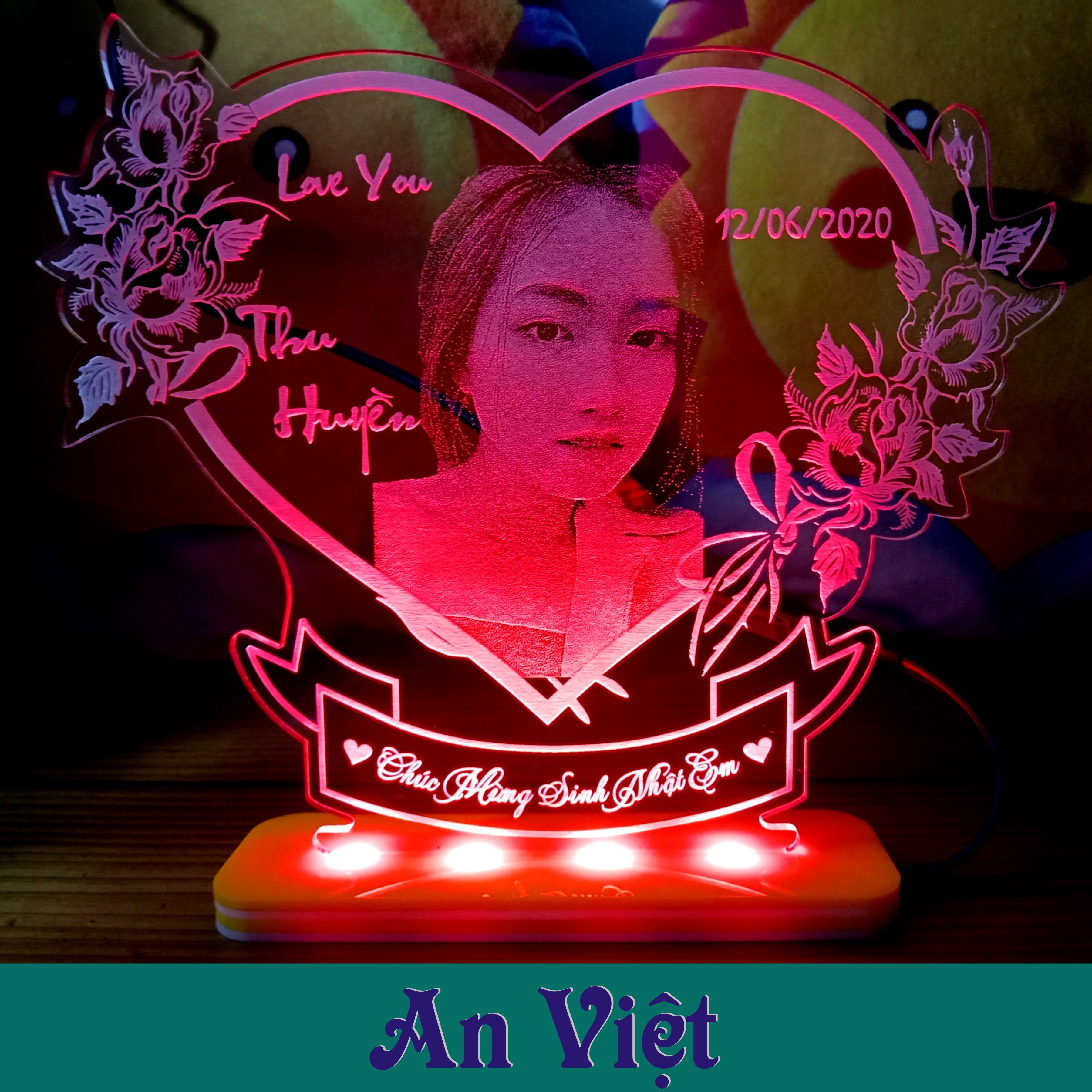 Quà sinh nhật khắc ảnh theo yêu cầu, quà tặng bạn nữ, quà lưu niệm, quà tặng bạn nam, quà tặng người yêu, quà tặng ý nghĩa, quà tặng vợ, quà tặng bố mẹ