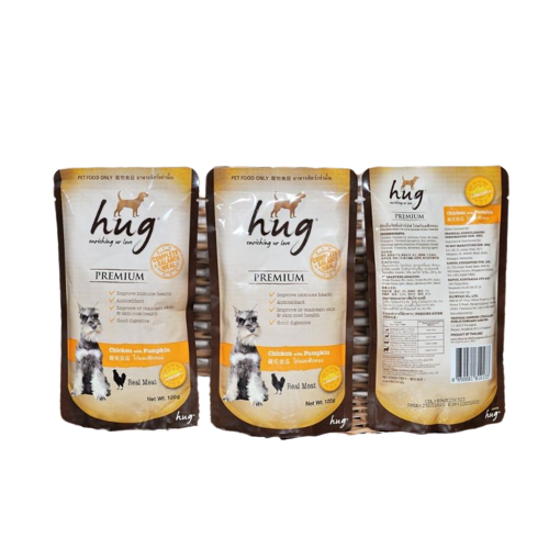 Hug Enriching Chicken & Pumpkin - Pate Cho Chó Vị Gà Và Bí Đỏ