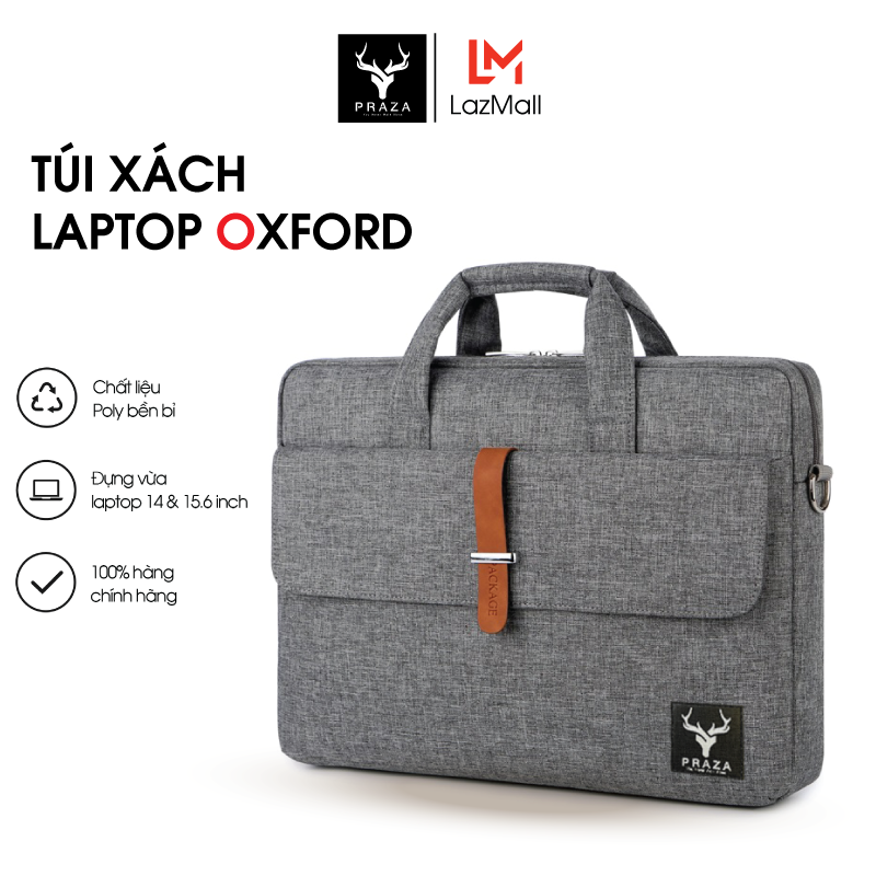 Túi Xách Nam Nữ Công Sở, Cặp Đựng Laptop 15.6 Inch Praza - TX089
