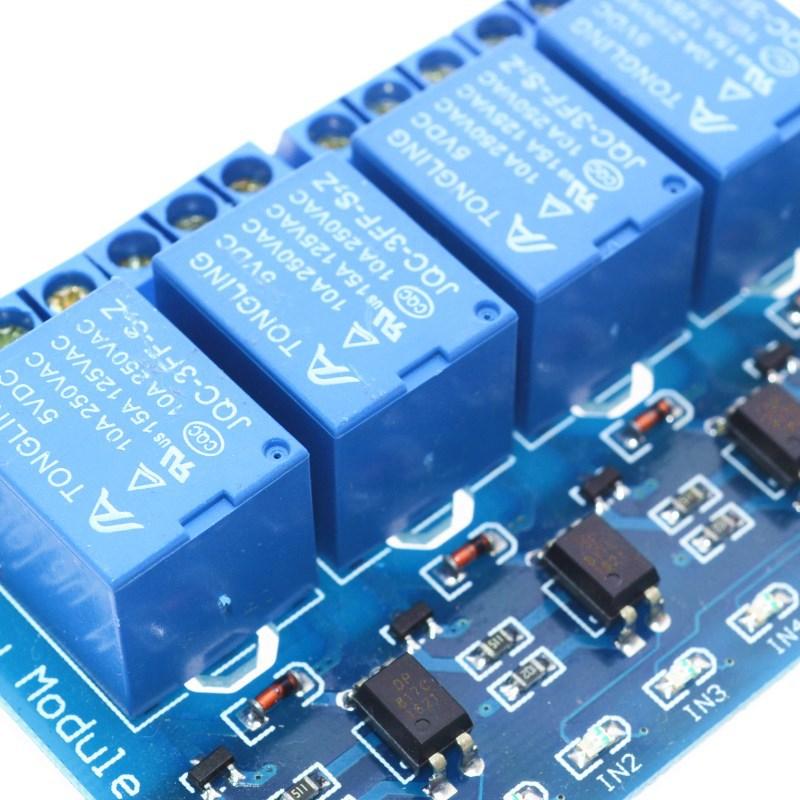 [HCM]Relay 4 Kênh 5V/220V-10A