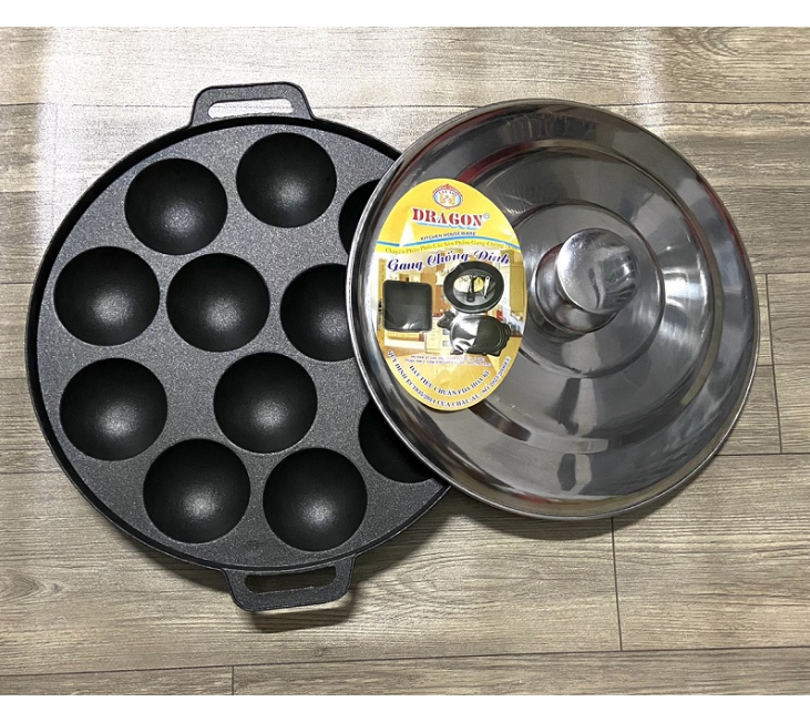 Khuôn đổ bánh khọt 12 lỗ Vạn Lợi
