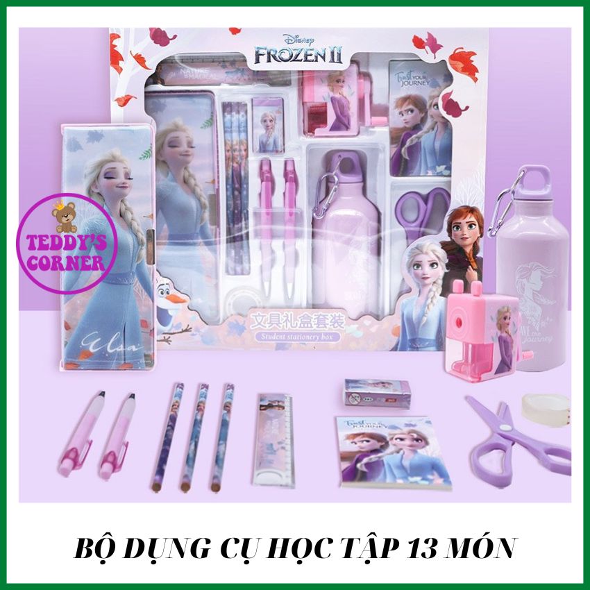 Bộ dụng cụ học tập 13 món - the avenger , elsa, mickey