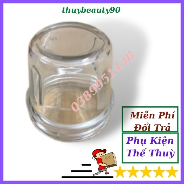 Cối thuỷ tinh nhỏ máy xay sinh tố sunhouse - Phụ kiện máy xay - thuybeauty90