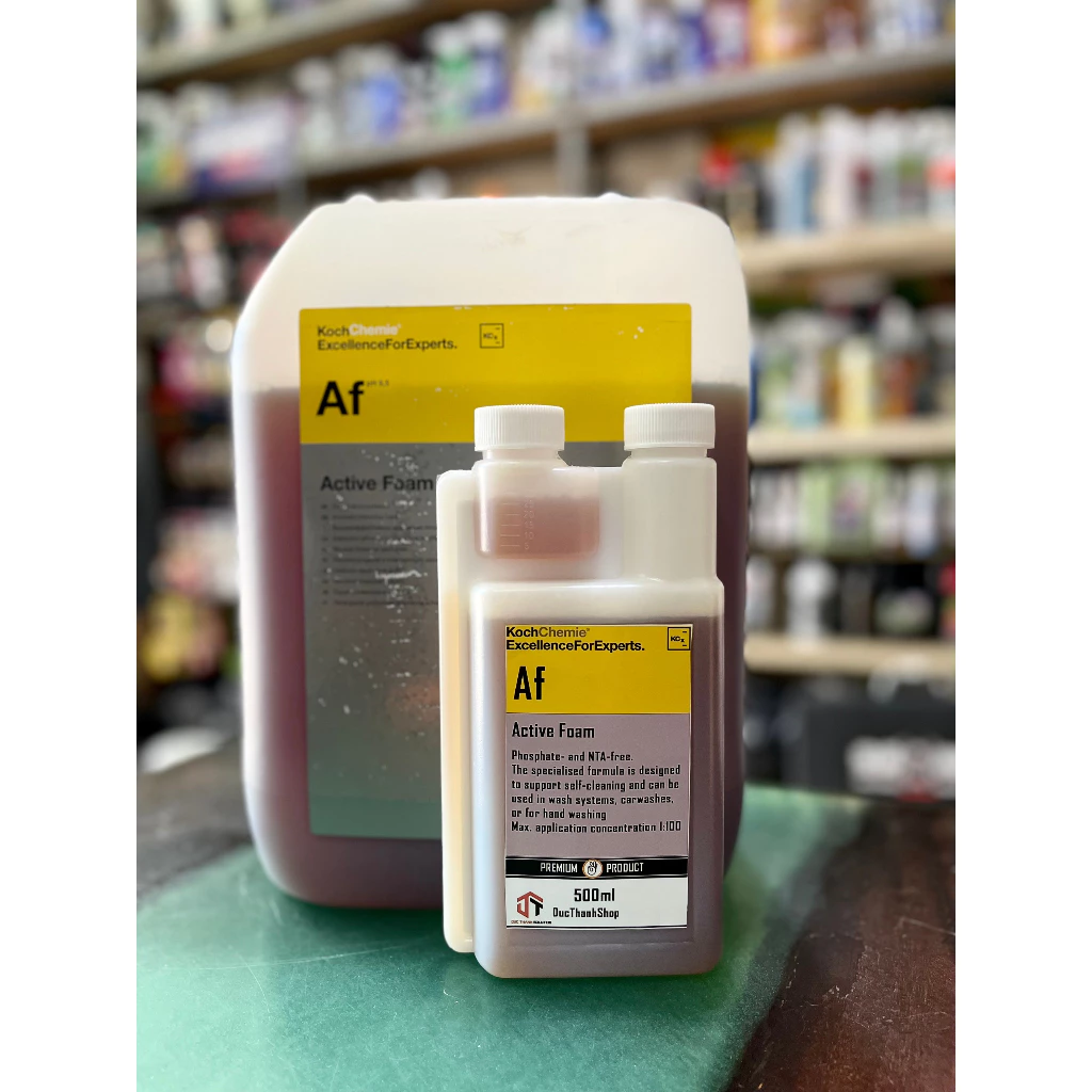 DUNG DỊCH RỬA XE BỌT TUYẾT BƯỚC 1 KOCH CHEMIE ACTIVE FOAM AF TÙY CHỌN