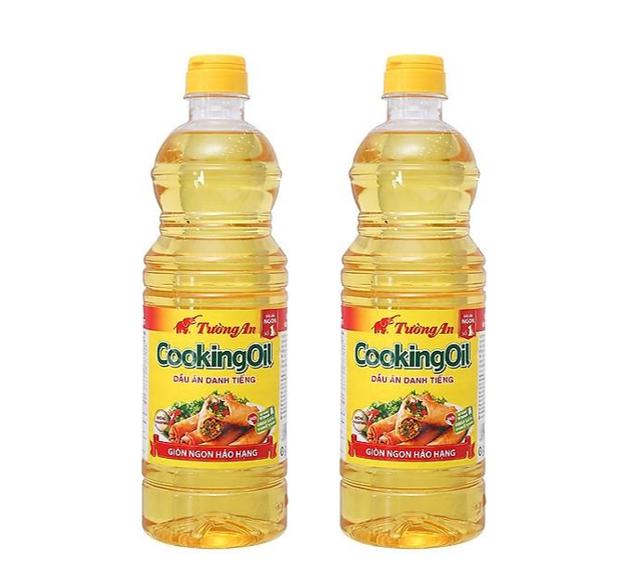 Combo 2 chai dầu ăn tường an cooking oil 1l