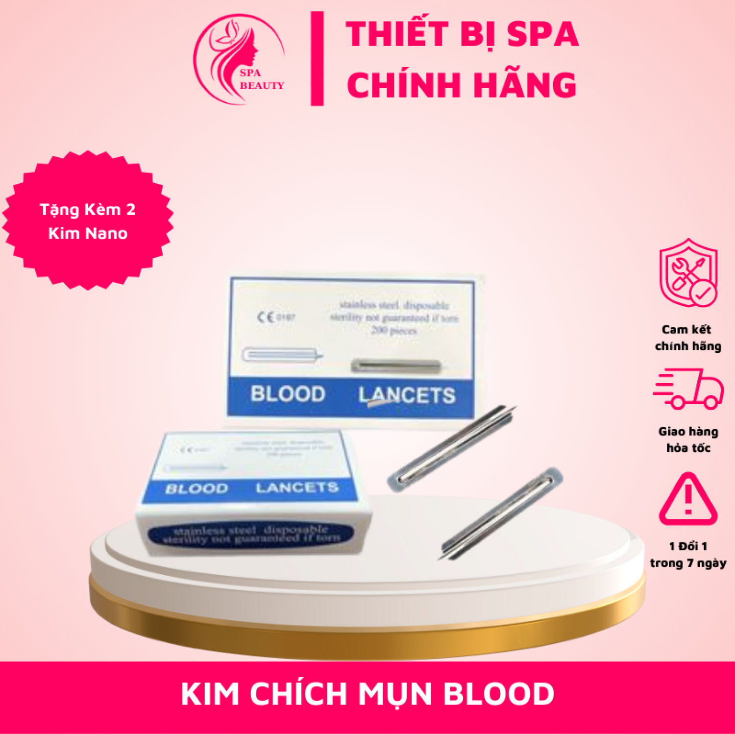 Kim chích mụn/Kim nặn mụn