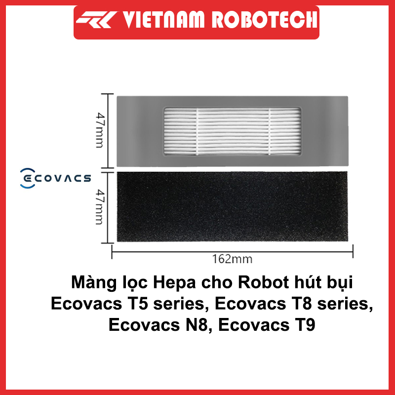 Màng lọc Hepa cho Robot hút bụi lau nhà T5 Hero/T5Max - VIETNAMROBOTECH