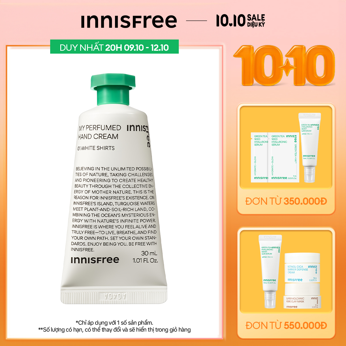 Kem dưỡng da tay INNISFREE My Perfumed Hand Cream