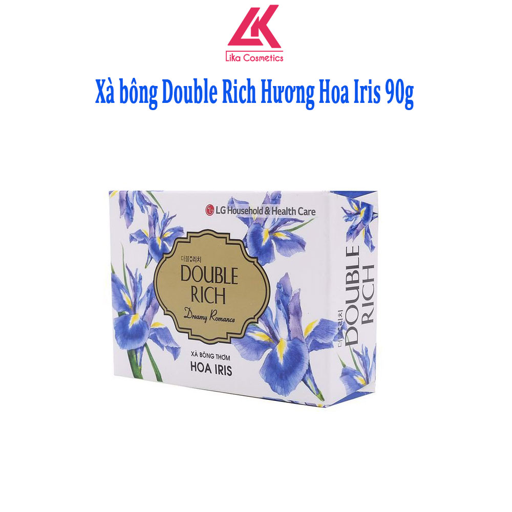 Xà bông Double Rich Hương Hoa Iris 90g