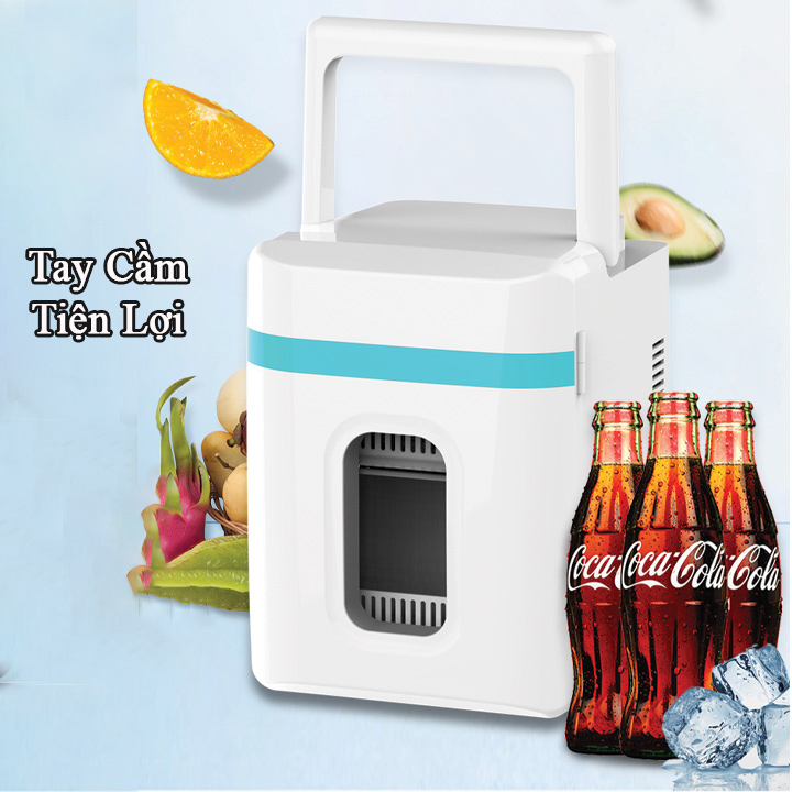 Tủ Lạnh mini 2 chế độ làm lạnh và làm nóng, dùng cho xe hơi đi du lịch, dã ngoại