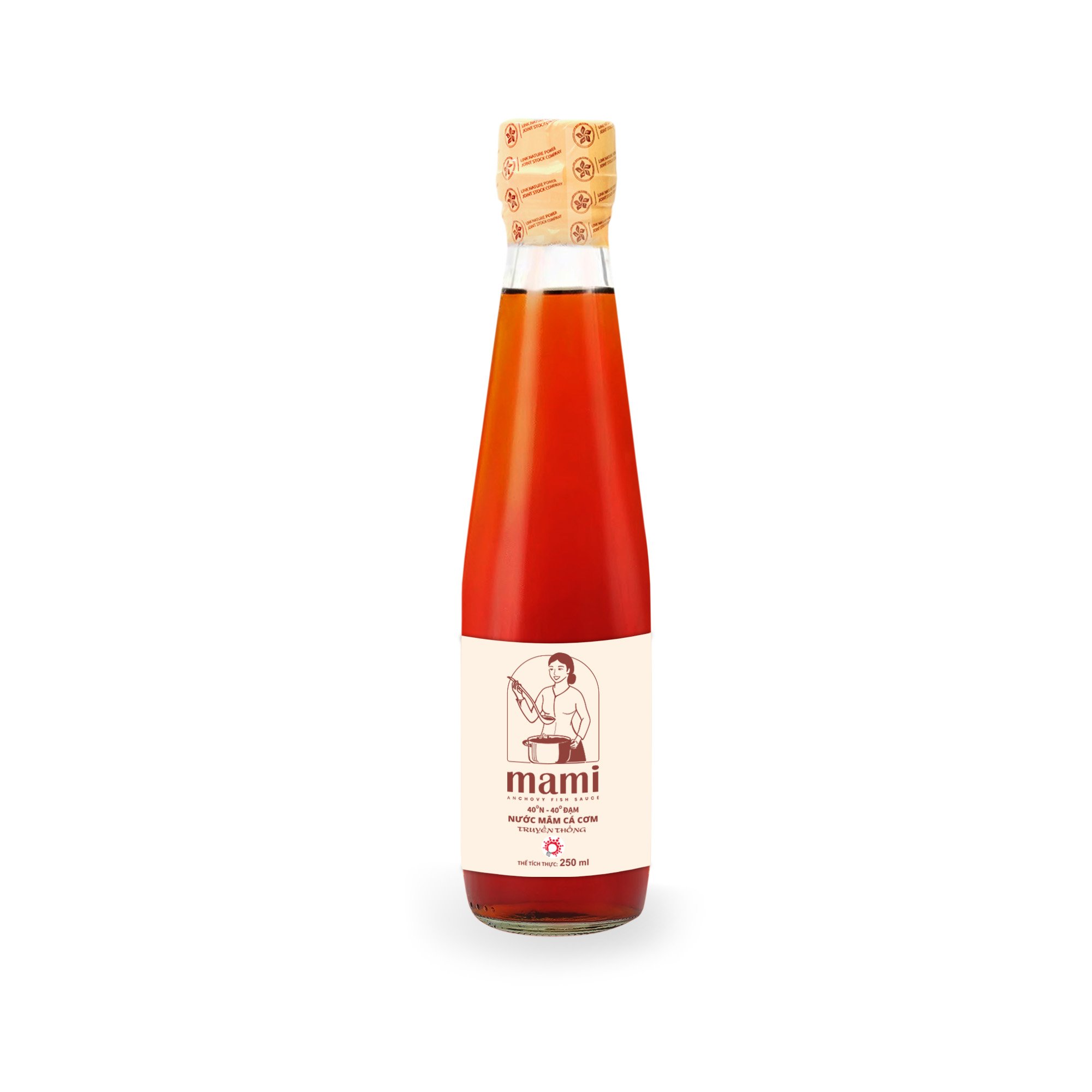 Nước mắm cá cơm mami 40° đạm - chai 250ml - nước mắm cá cơm nguyên chất - gia vị việt